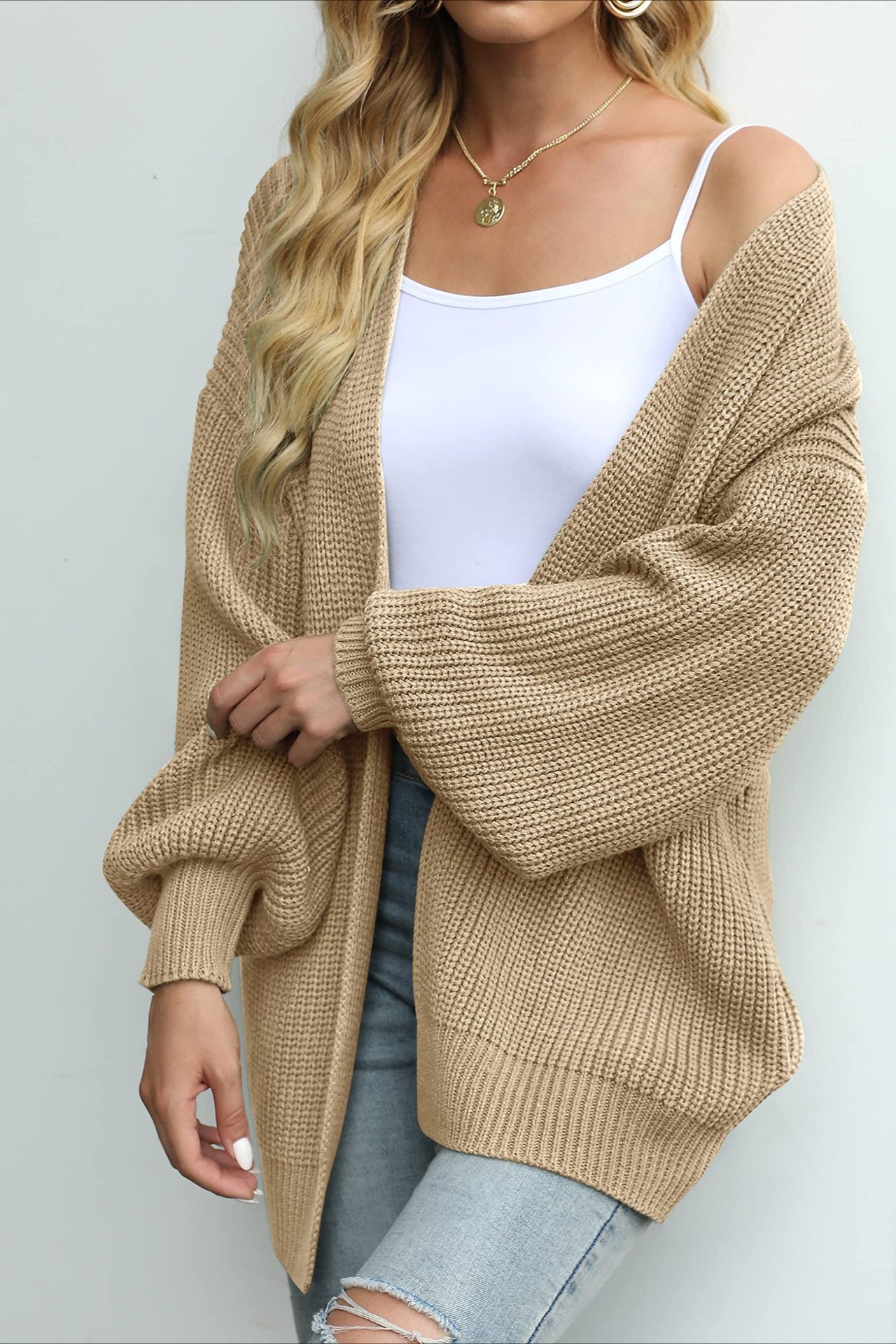 Strickcardigan Damen Offen Oversize – Gemütlicher Casual Look