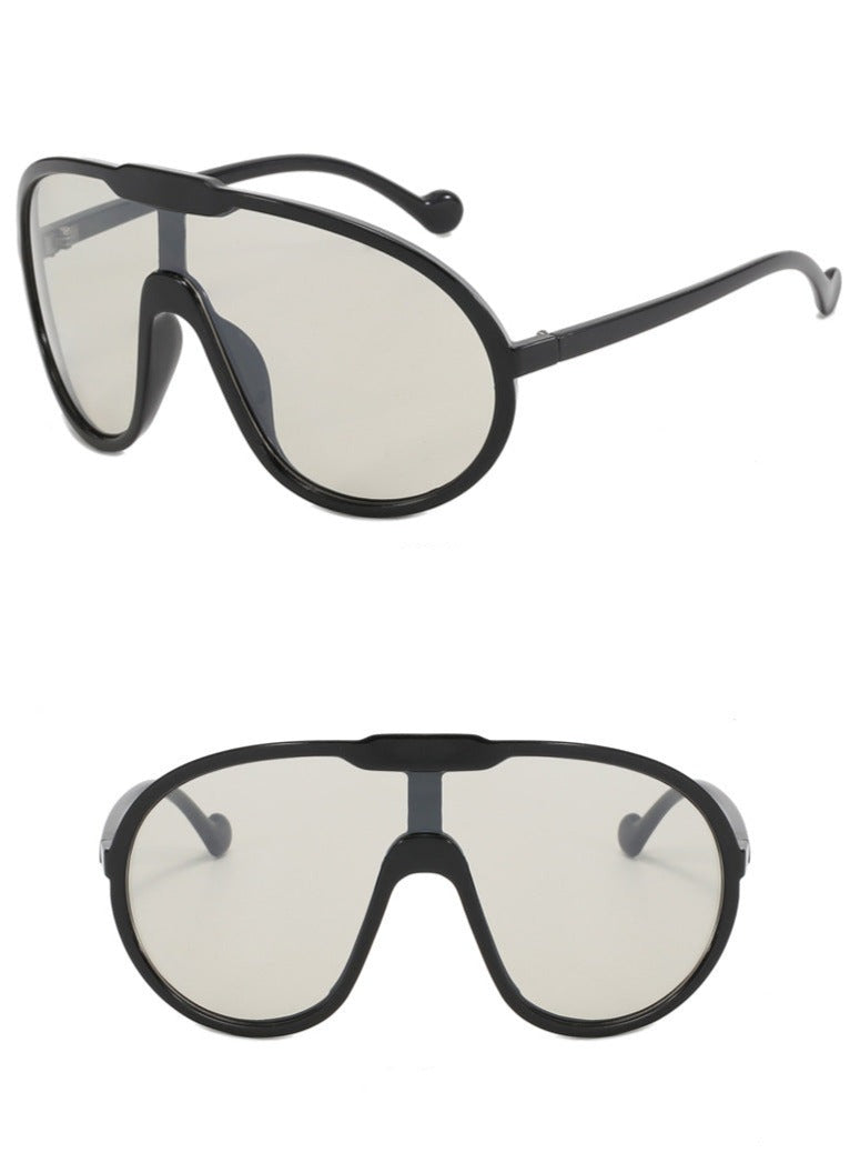 Winddichte Outdoor-Sonnenbrille mit großem Rahmen 