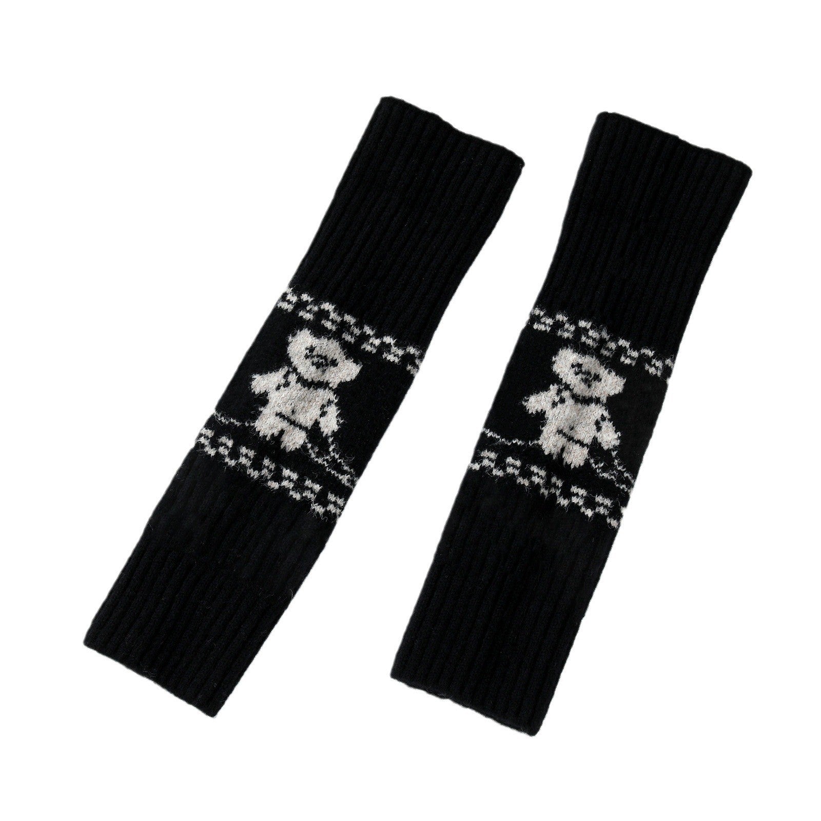 Cute Knitted Design Below Knee Wool Socks