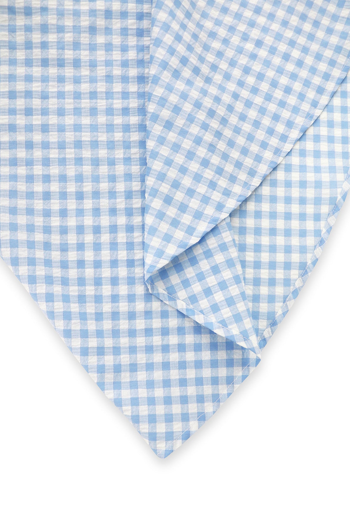 Kleid mit Volant und Gingham-Muster