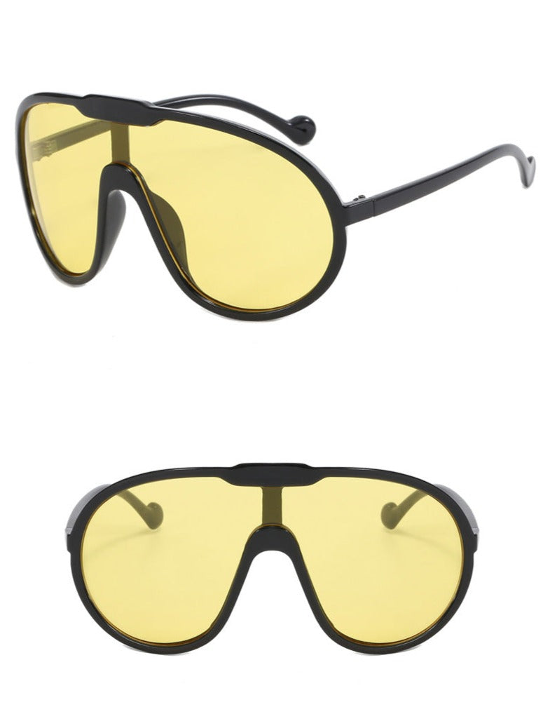 Winddichte Outdoor-Sonnenbrille mit großem Rahmen 